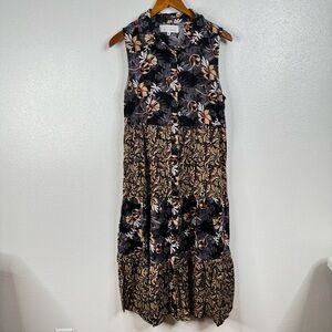 Margaux Riviera‎ Tiered Sleeveless Dress Size Medium
